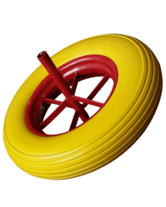 PU WHEEL WITH RED RIM